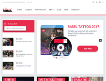 Tablet Screenshot of baseltattoo.ch